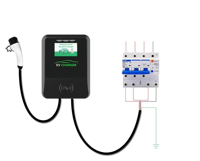 22KW ev wallbox electric vehicle charger ev charger station