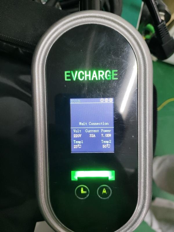 32A 7KW type 2 4-gear current adjustable electric vehicle charger ev charger