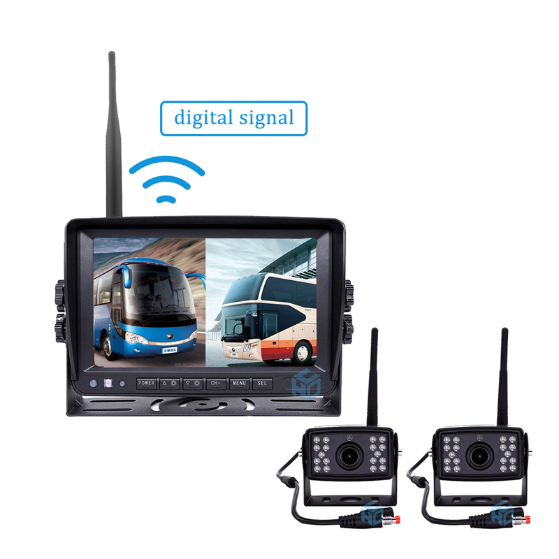 wireless rear view camera wireless car video recorder for truck,bus,trailer