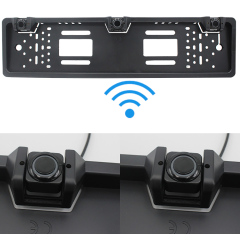 Safe 22mm European Plate Frame LED Wireless Car Parking Sensor