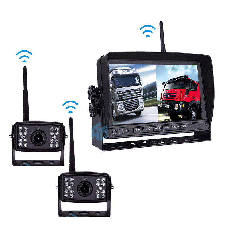 wireless rear view camera wireless car video recorder for truck,bus,trailer