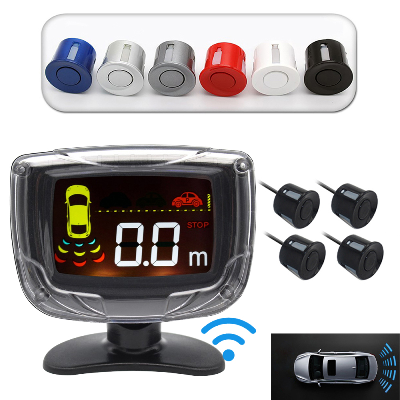LCD Display 22mm Sensor Diameter Radar Car Parking Sensors System