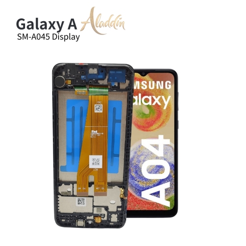 Samsung Galaxy A045 Original Service Pack ЖК-дисплей для Samsung Galaxy A04 Детали мобильного телефона в сборе с рамкой