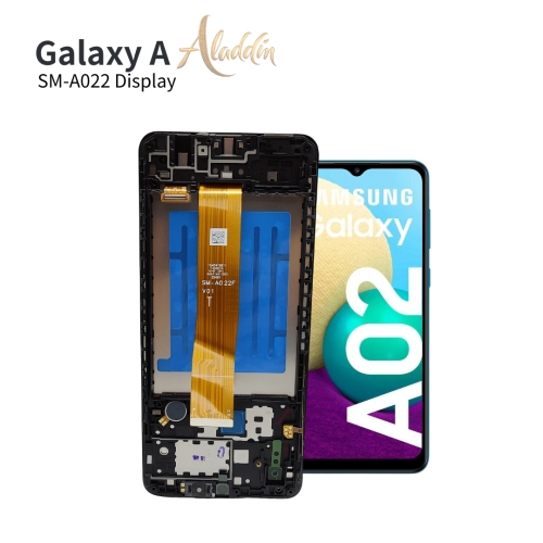 Samsung Galaxy A022 Original Service Pack ЖК-дисплей для Samsung Galaxy A02 Детали мобильного телефона в сборе с рамкой