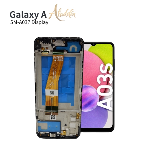 Samsung Galaxy A037 Original Service Pack ЖК-дисплей для Samsung Galaxy A03s Детали мобильного телефона в сборе с рамкой