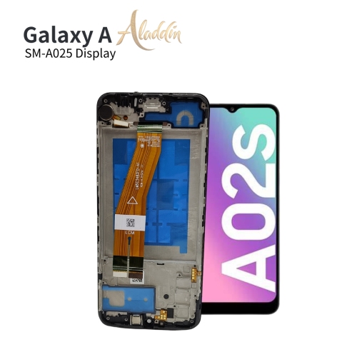 Samsung Galaxy A025 Original Service Pack ЖК-дисплей для Samsung Galaxy A02s Детали мобильного телефона в сборе с рамкой