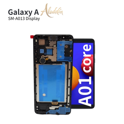 Samsung Galaxy A013 Original Service Pack ЖК-дисплей для Samsung Galaxy A01 Core Детали мобильного телефона в сборе с рамкой