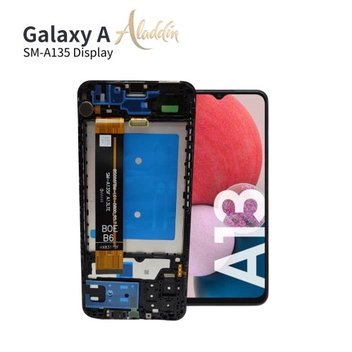Samsung Galaxy A135 Original Service Pack ЖК-дисплей для Samsung Galaxy A13 4G Детали мобильного телефона в сборе с рамкой