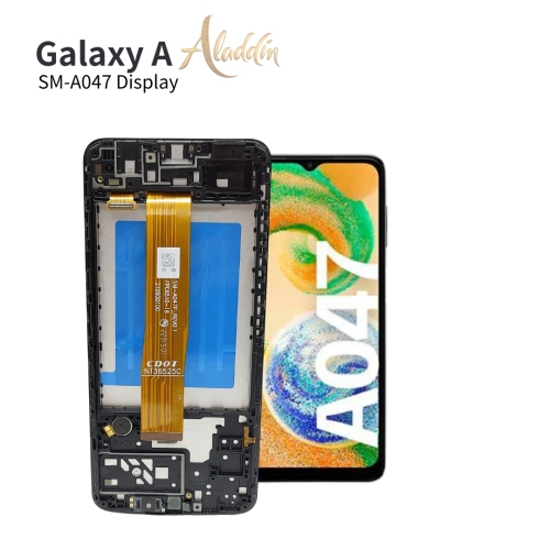 Samsung Galaxy A047 Original Service Pack ЖК-дисплей для Samsung Galaxy A04s Детали мобильного телефона в сборе с рамкой