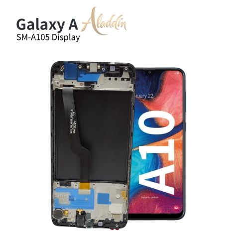 Samsung Galaxy A105 Original Service Pack ЖК-дисплей для Samsung Galaxy A10 Детали мобильного телефона в сборе с рамкой