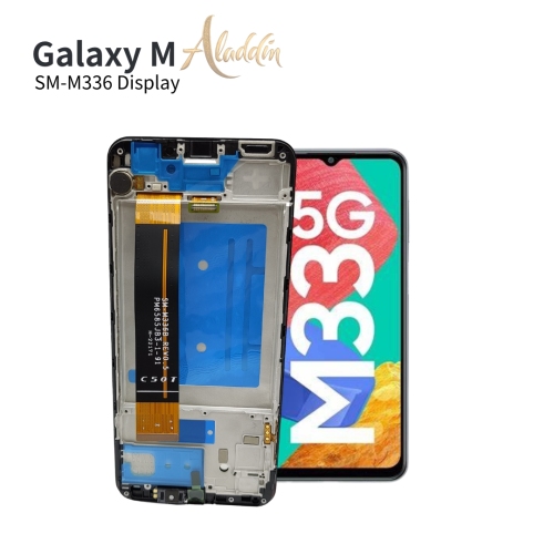 Samsung Galaxy M336 Original Service Pack ЖК-дисплей для Samsung Galaxy M33 5G Детали мобильного телефона в сборе с рамкой