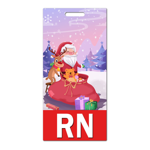 Christmas Card Holder Badge Card