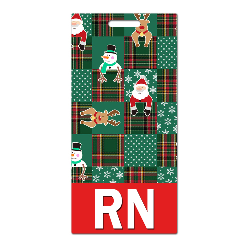 Christmas Card Holder Badge Card