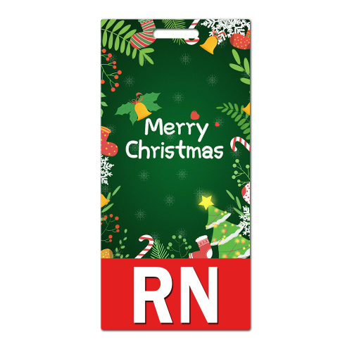 Christmas Card Holder Badge Card