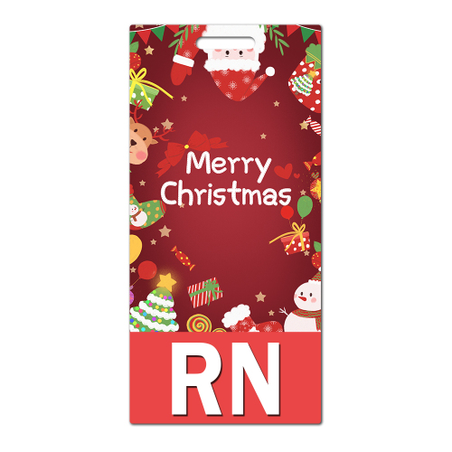 Christmas Card Holder Badge Card