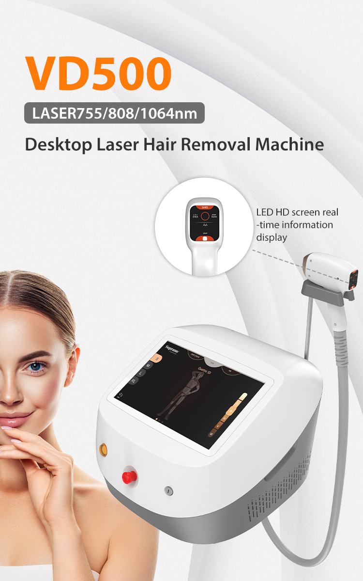 desktop diode laser hair removal machine