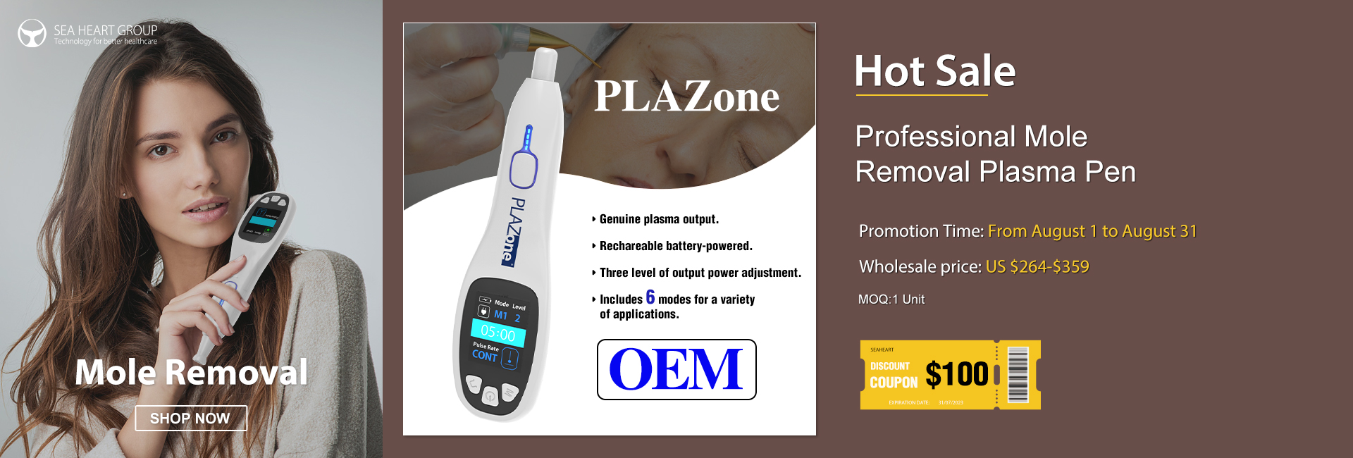 plasma pen for mole removal 