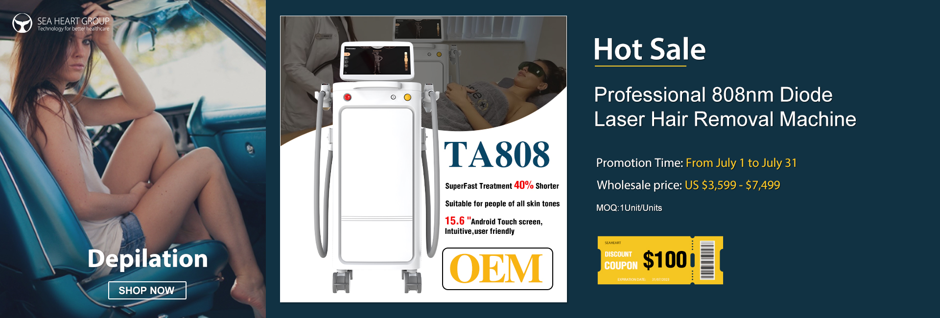 Diode Laser Hair Removal Systems