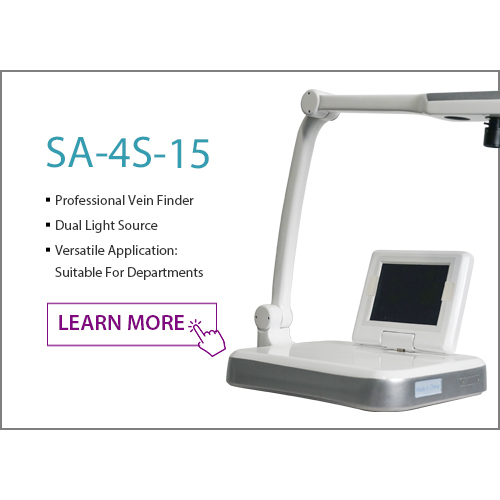 SA-4S-15 Vein Finder Vein Viewer White Color Venous Analyzer