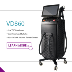 VD860 Double Handle 808nm Diode Laser Hair Removal Machine