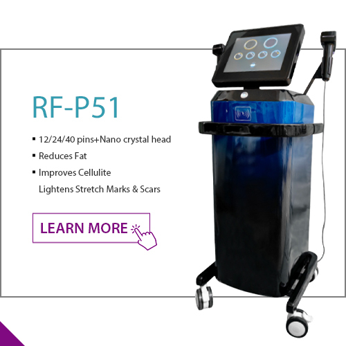 RF-P51 Morpheus 8 Fractional RF Microneedling Neck Face Lifting Body Contouring Machine