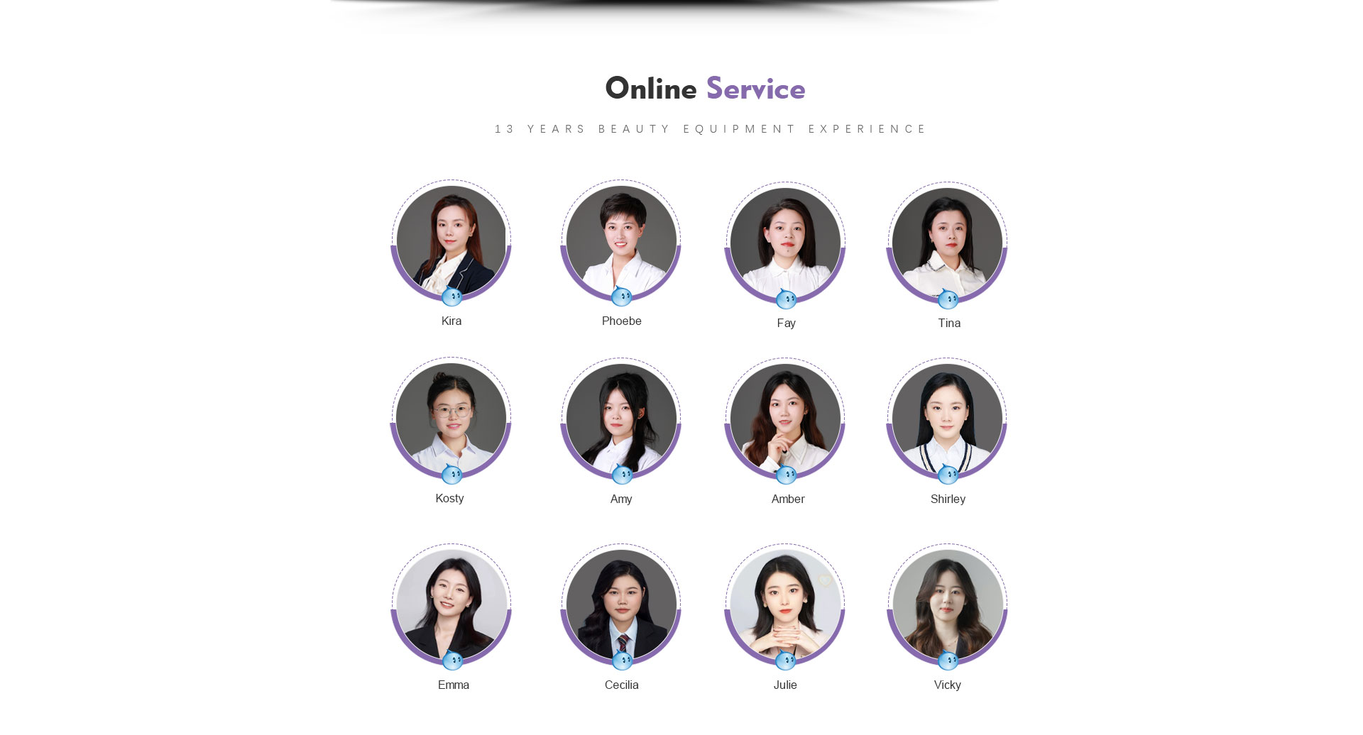 professional beauty device sales team