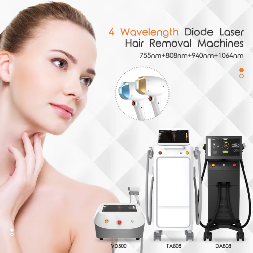 4 Wavelength Diode Laser Hair Removal Machines