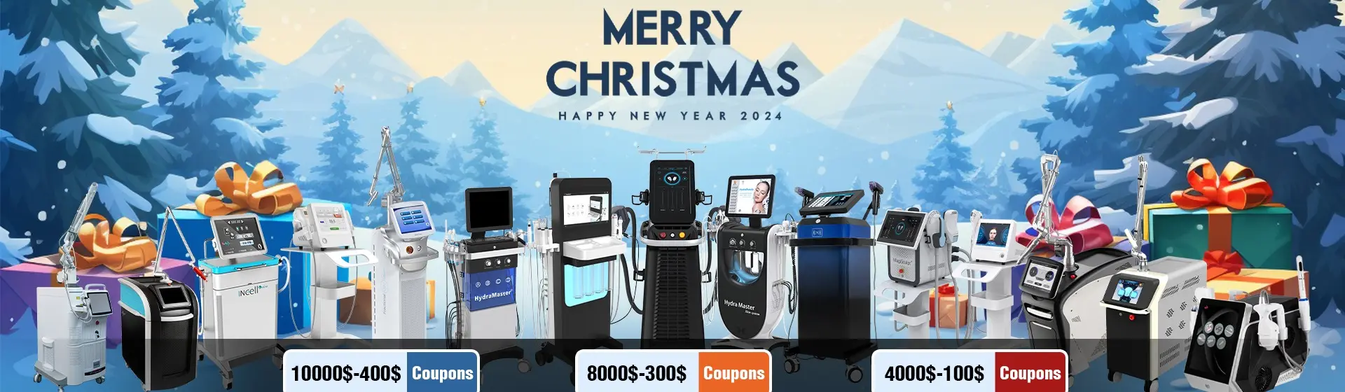 Christmas Day Promotion of beauty equipment