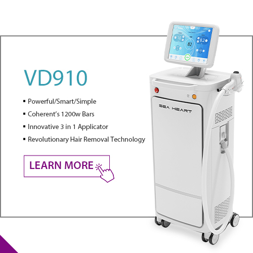 VD910 3 Trio Clustered Diode Laser Hair Removal Machine