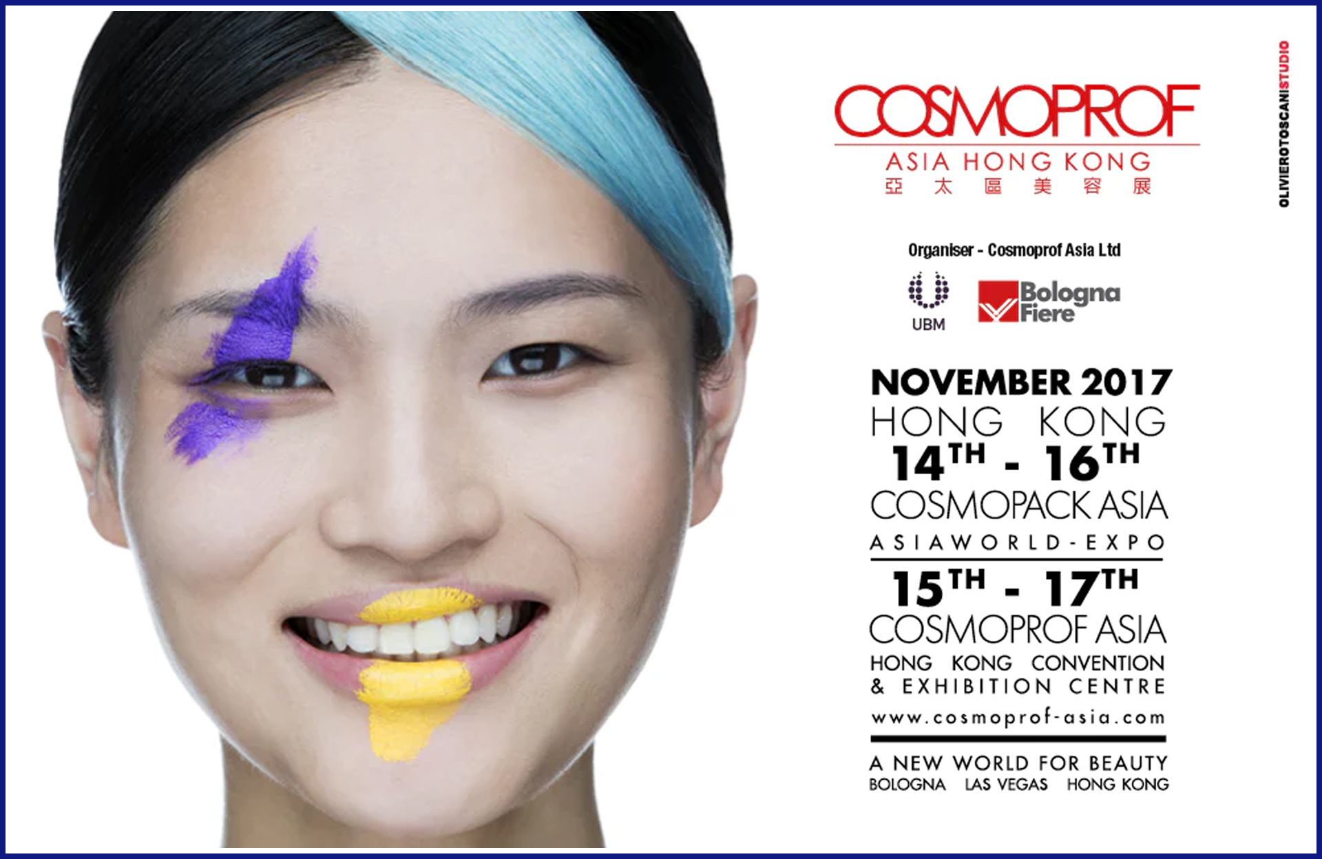 COSMOPROF ASIA Hong Kong Exhibition Nov.14th-16th 2017