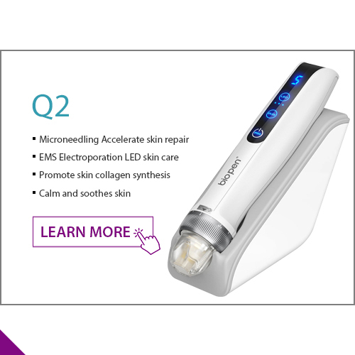 Q2 Microneedling EMS Electroporation LED Skin Care Beauty Device