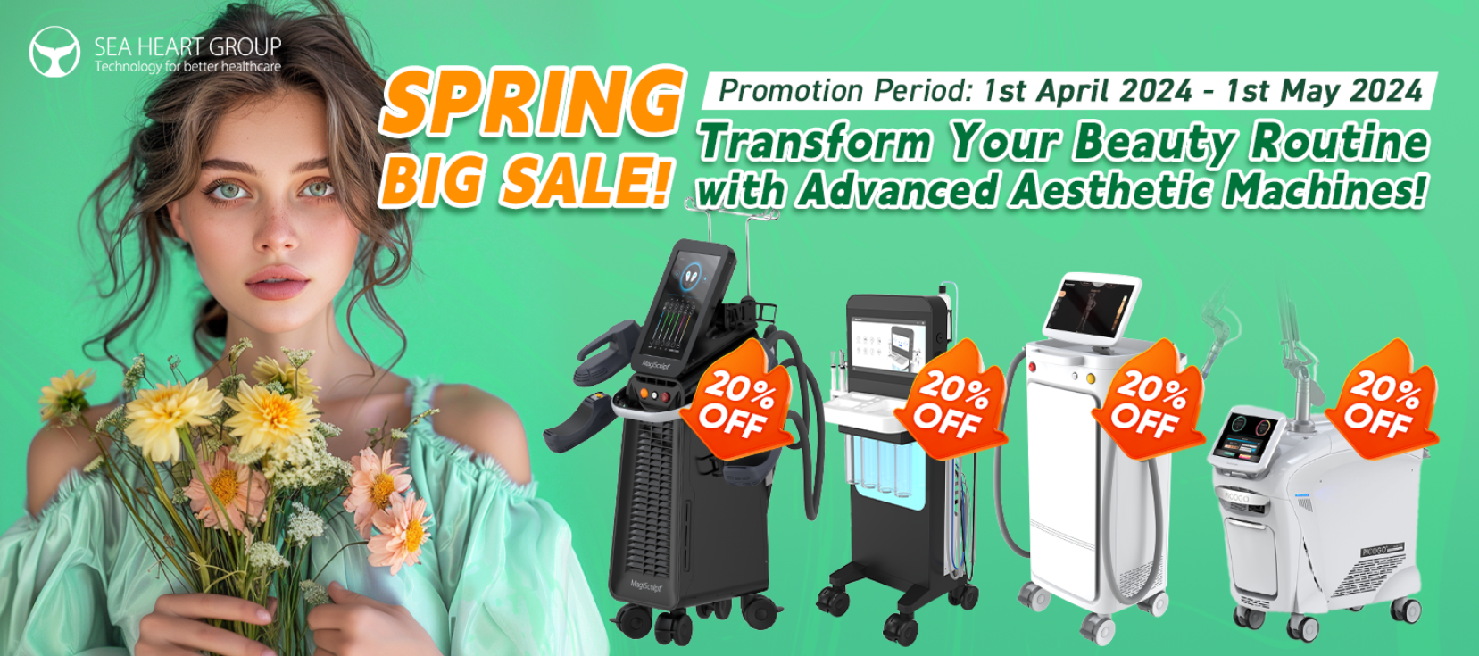 beauty equipment spring promotion