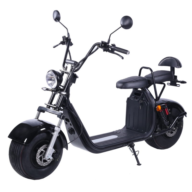 2022 Electric Motorcycle 2000w 20Ah Scooter Europe Warehouse Fat Tire Two Wheel Citycoco Adult for Sale HR2-2