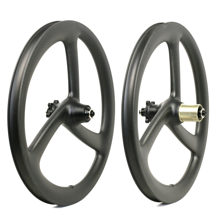 20inch 451 BMX Tri Spoke Carbon Wheels Clincher