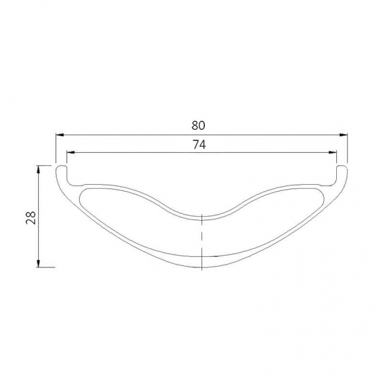 27.5er Fat Bike Rim 80mm