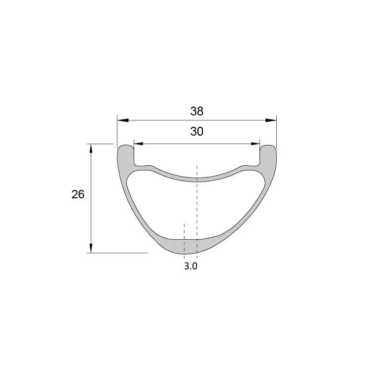 MXA738DH 27.5er 38mm Downhill Carbon Rims