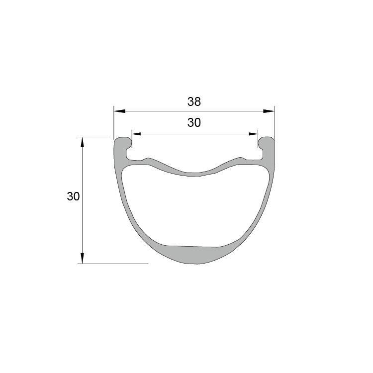 MX32X38 32er 38mm MTB Carbon Rims