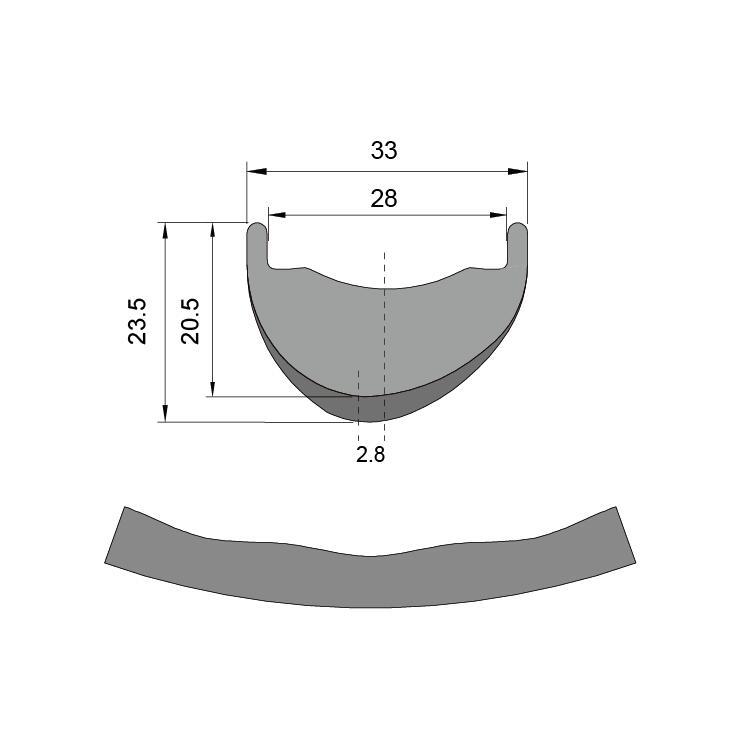 Vague SL 28 MTB XC Rims