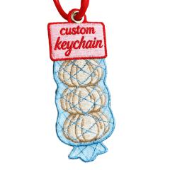 Custom Embroidered Keychains