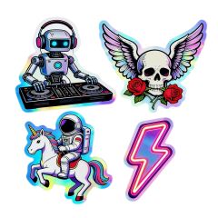 CUSTOM HOLOGRAPHIC STICKERS