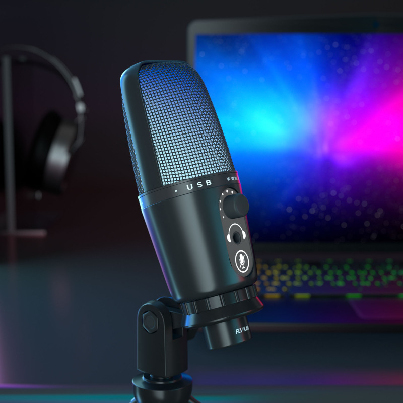 ME3 | USB Desktop Microphone with RGB LED