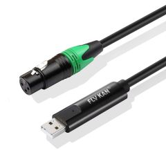 USBXLR-M1 XLR to USB Interface Cable - Metal