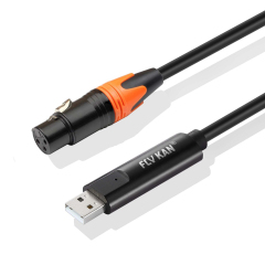 USBXLR-M1 XLR to USB Interface Cable - Metal