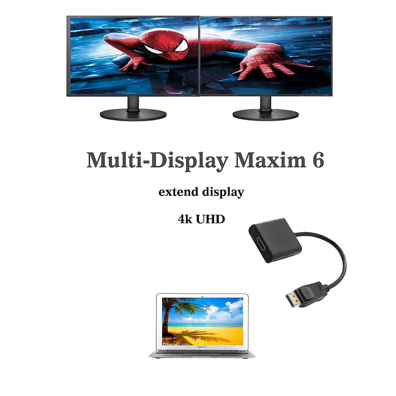 DP2HD430-I | DisplayPort to HDMI Adapter - 4K30Hz