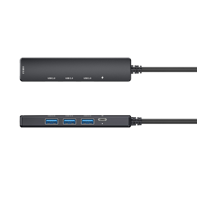 UFA06-A | 3-Port USB 2.0 + USB3.0 Hub w/ USB-C Charging Port