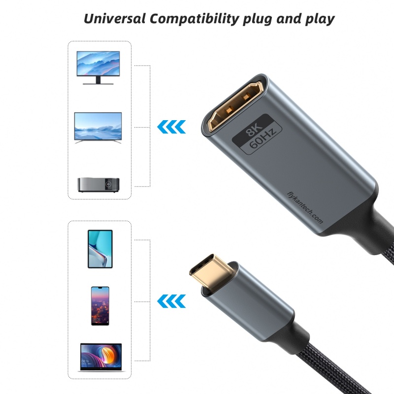 UC2HD860-M1 | USB Type C to HDMI 8K60 Converter (M/F)