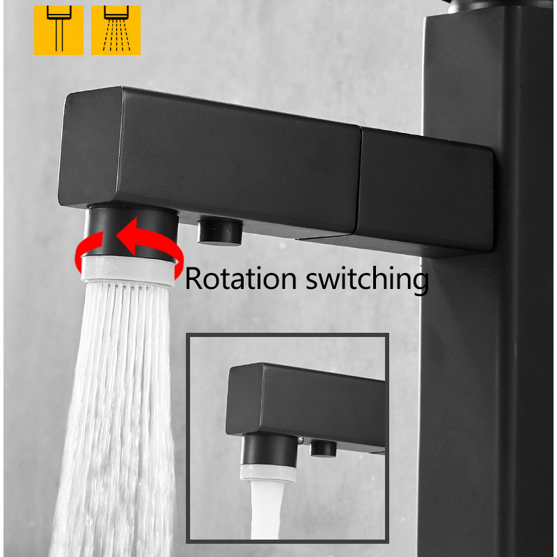 Tecmolog Basin Faucet Multi-Functional Hot And Cold Water Pull Out Faucet BB6230/BB6230A/BB6230B/BB6230C/BB6230D