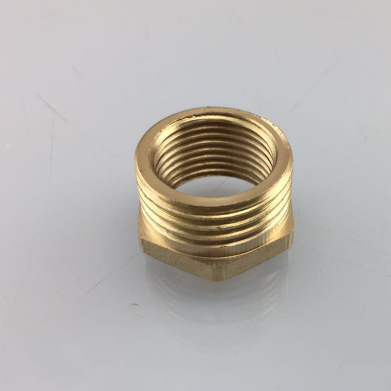 Tecmolog Top Quality Brass Finish Connector Solid Brass Connector, Double Thread Swivel Hose Connector