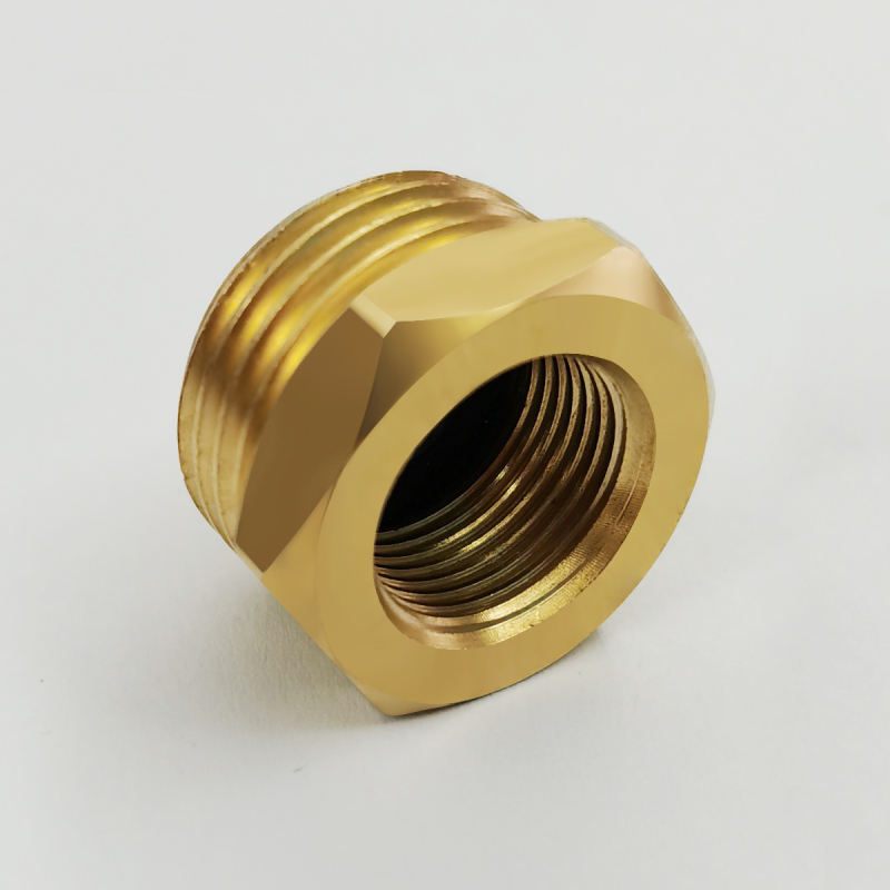 Tecmolog Brass Hose Adapter Connector, G1/2'' Male Thread to US3/8'' Female Thread, US3/8'' Male Thread to G1/2'' Female Thread, SBA025B/SBA025C