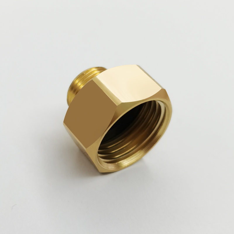 Tecmolog Brass Hose Adapter Connector, G1/2'' Male Thread to US3/8'' Female Thread, US3/8'' Male Thread to G1/2'' Female Thread, SBA025B/SBA025C